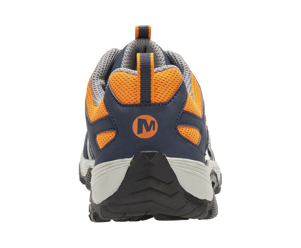 Tenis Criança - Merrell Moab Fst Baixo Waterproof - Azul Marinho/Cinzentas/Laranja - UBO675013